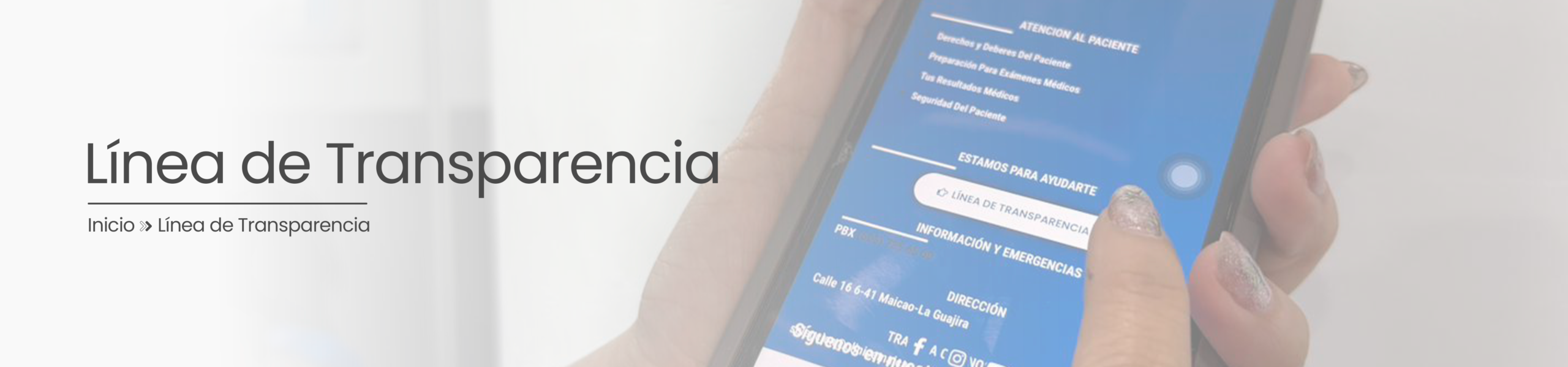 Línea de Transparencia - Banner Secciones 2026